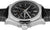 Montre homme avec cadran squelette, rouages apparents et boîtier argenté