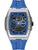 Herrenuhr von Ingersoll: Skelettzifferblatt, blaues Automatikwerk, Edelstahlgehäuse