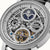 Herren-Armbanduhr Ingersoll: Skelett-Automatikwerk mit Mondphase, schwarzes Lederband