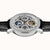 Herren-Armbanduhr Ingersoll: Skelettwerk mit Mondphase, schwarzes Lederband