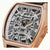 Herrenuhr Ingersoll mit Skelett-Automatik-Detail, Roségoldgehäuse und schwarzem Band