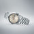 Seiko 5 Sports Herrenuhr mit Edelstahlband, beigem Zifferblatt und Datumsanzeige MON 6