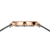 Montre pour femme : fermoir plaqué or rose sur bracelet milanais avec logo Bering