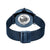 Bering Montre Ultra-Fine avec bracelet milanais bleu et dos mis en avant