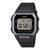 Casio Herren-Digitaluhr in Schwarz mit Vibrationsalarm, rechteckigem Digitaldisplay