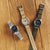 Ensemble de montres automatiques Seiko 5 Sports pour hommes : cadran noir avec bracelet en métal et bracelet en tissu