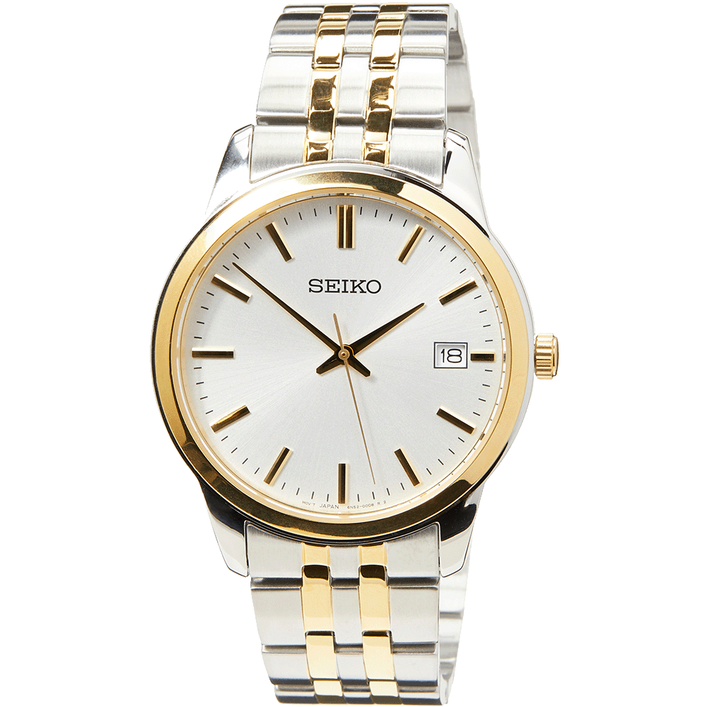 Montre Seiko Conceptual SUR402P1 pour homme • Verre saphir • Finition dorée