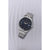 Herrenarmbanduhr mit dunkelblauem Zifferblatt, Edelstahlarmband und Datum