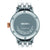 Fond de la montre pour femme avec bracelet en acier inoxydable, inscription SEIKO, étanchéité 5 BAR