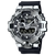 Casio G-Shock GM-700 Uhr mit silberner Edelstahl-Lünette und schwarzem Analog-Digital-Display