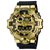 G‑SHOCK Herrenarmbanduhr: goldfarbenes Edelstahlgehäuse, schwarzes Band