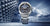 Herrenarmbanduhr SEIKO ASTRON mit Edelstahlband und blauem Chronographen-Zifferblatt