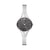 Bracelet de montre pour femme Danish Design avec cadran gris foncé et bracelet en métal