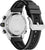 Bracelet de montre pour homme, boîtier argenté avec logo Citizen et bracelet en caoutchouc noir