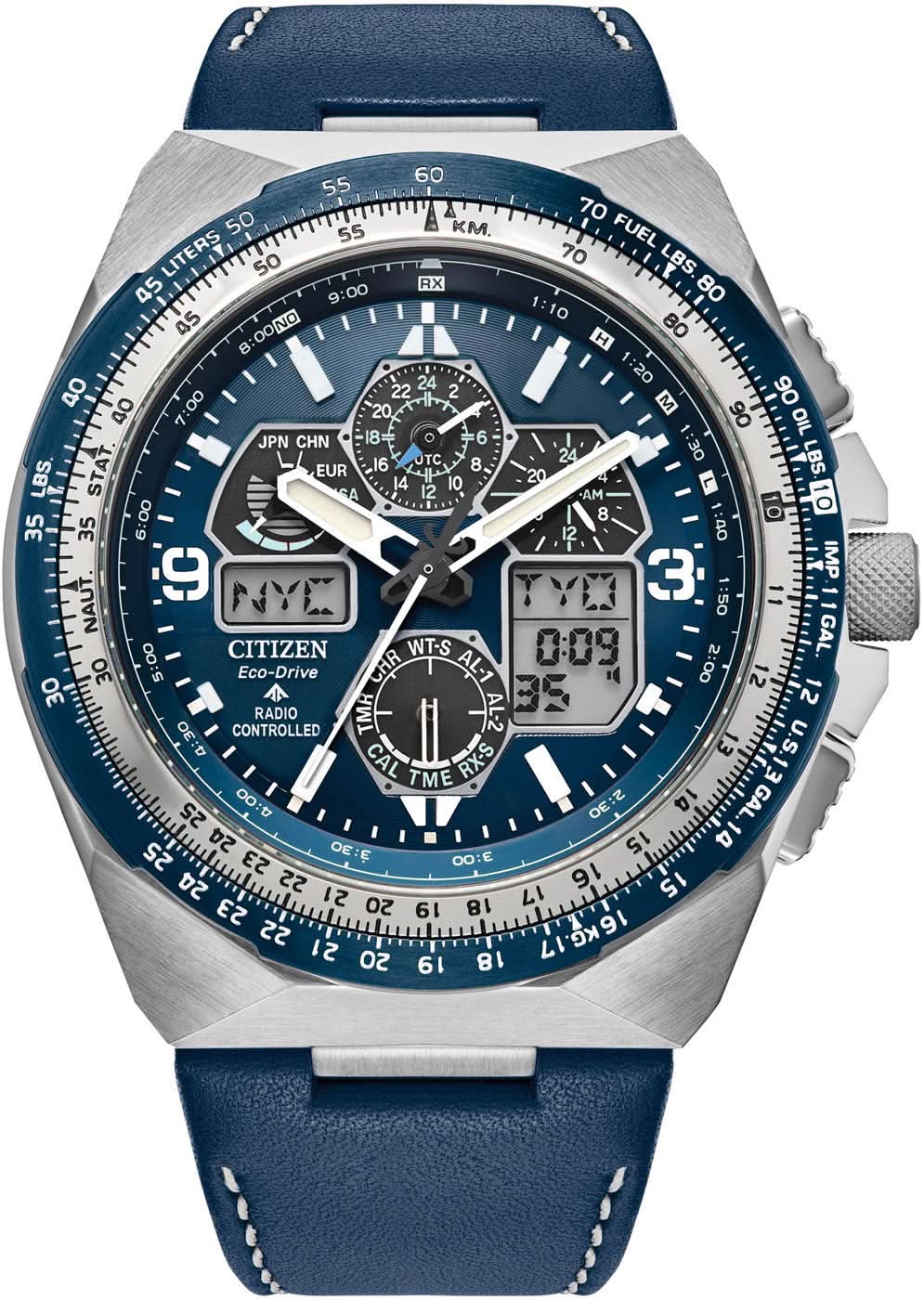 Citizen Promaster Skyhawk JY8148-08L Montre Homme • Radio-pilotée Eco-Drive • Verre Saphir
