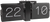 Horloge de table pivotante Karlsson oblique : affichage 22 à gauche, 10 à droite, boîtier noir