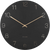 Horloge murale Karlsson avec cadran noir, aiguilles dorées et chiffres arabes