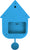 Horloge murale Karlsson 41x21,5x8,5 cm plastique • Design moderne • Cri du coucou