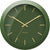 Horloge murale avec cadran vert foncé et aiguilles dorées, Karlsson