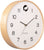 Horloge murale Karlsson 31,5 cm Ø bois • Cri du coucou intégré • Mouvement à quartz silencieux