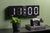 Horloge murale avec design à bascule et affichage LED numérique AM/PM