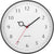 Horloge murale Karlsson avec boîtier en plastique, Ø 30 cm, cadran blanc et trotteuse rouge