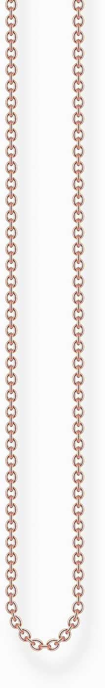 Fine chaîne à maille forçat plaqué or rose - Thomas Sabo Modèle : KE1105-415-40-L42V
