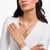 Collier avec deux fermoirs anneaux et pierres - Thomas Sabo Modèle : KE2192-414-14