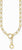 Collier avec deux fermoirs anneaux et pierres - Thomas Sabo Modèle : KE2192-414-14