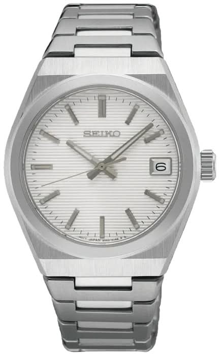 Montre pour femme argentée avec cadran rond, bracelet en métal et affichage de la date 6