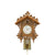 Rombach & Haas TRADITION 3407 Horloge Murale Or/Bois • Mouvement Mécanique 8 Jours • Authentique Coucou de la Forêt-Noire