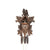 Rombach & Haas TRADITION 4560-N Horloge Murale Bois Foncé • Mouvement Mécanique 8 Jours • Horloge Hibou Sculptée Main