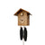 Rombach & Haas LIFE SK34-10 Horloge Murale Brun Foncé • Mouvement Mécanique 8 Jours • Véritable Coucou de la Forêt-Noire