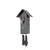 Rombach & Haas Classic SL35 H-2/G Horloge Murale Noir/Argent/Or • Mouvement Mécanique 8 Jours • Authentique Coucou de la Forêt-Noire