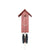 Rombach & Haas Classic SLM3-3 Horloge Murale Rouge • Mouvement Mécanique 8 Jours • Coucou Sculpté à la Main