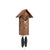 Rombach & Haas CLASSIC SLM3H-10 Horloge Murale Bois Naturel • Mouvement Mécanique 8 Jours • Véritable Coucou de la Forêt-Noire