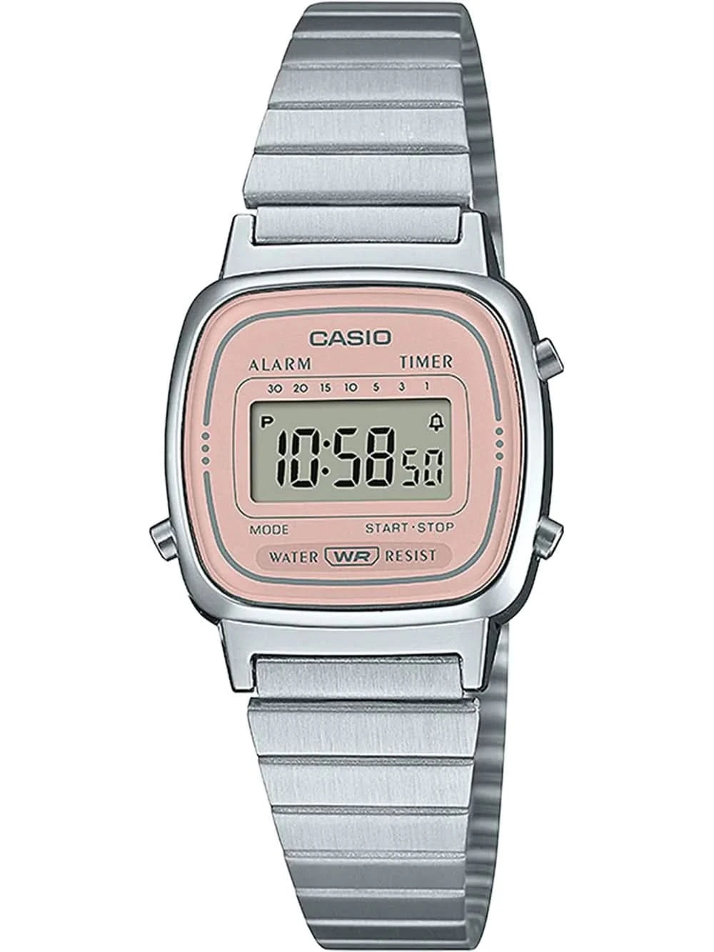 Montre Casio Vintage LA670WEA-4A2EF • Design rétro culte • 7 minuteries prédéfinies