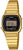 Montre Casio pour femme avec bracelet en métal doré et cadran numérique sombre, alarme/minuteur