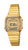 Montre Casio pour femme avec bracelet en acier inoxydable doré et affichage numérique, chronomètre/minuteur.