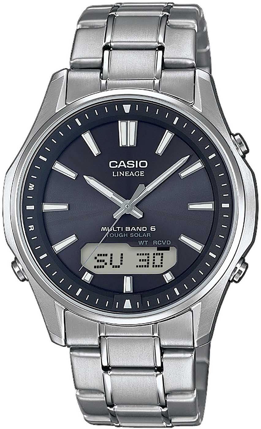 Casio Classic LCW-M100TSE-1AER Homme • Radio-pilotée & Solaire • Titane