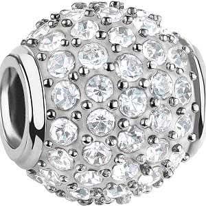 Charme en acier inoxydable serti de pierres - Bering Jewelry Modèle : LittleSparkle-1