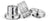 Charme en acier inoxydable - Bering Jewelry Modèle : Love-2