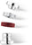 Détails du charm en acier inoxydable : anneau argenté avec strass et cordon tressé rouge