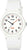 Casio montre pour femme avec bracelet en plastique blanc et cadran analogique