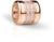 Roségoldener Charm aus Edelstahl mit glitzernden Zirkonia im Kreis-Muster
