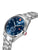 Swiss Military Hanowa Lynx Herrenuhr, blaues Zifferblatt, Krone mit rotem Schweizerkreuz