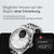 Silberne Withings Hybrid-Smartwatch mit Temp-Anzeige und Metallarmband
