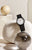 Montre Casio avec cadran blanc analogique et bracelet en caoutchouc noir