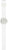 Montre Casio pour femme avec bracelet blanc en bio-résine et cadran rond, vue de profil
