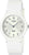 Montre Casio pour femme avec bracelet en bio-résine blanc et cadran rond blanc et gris
